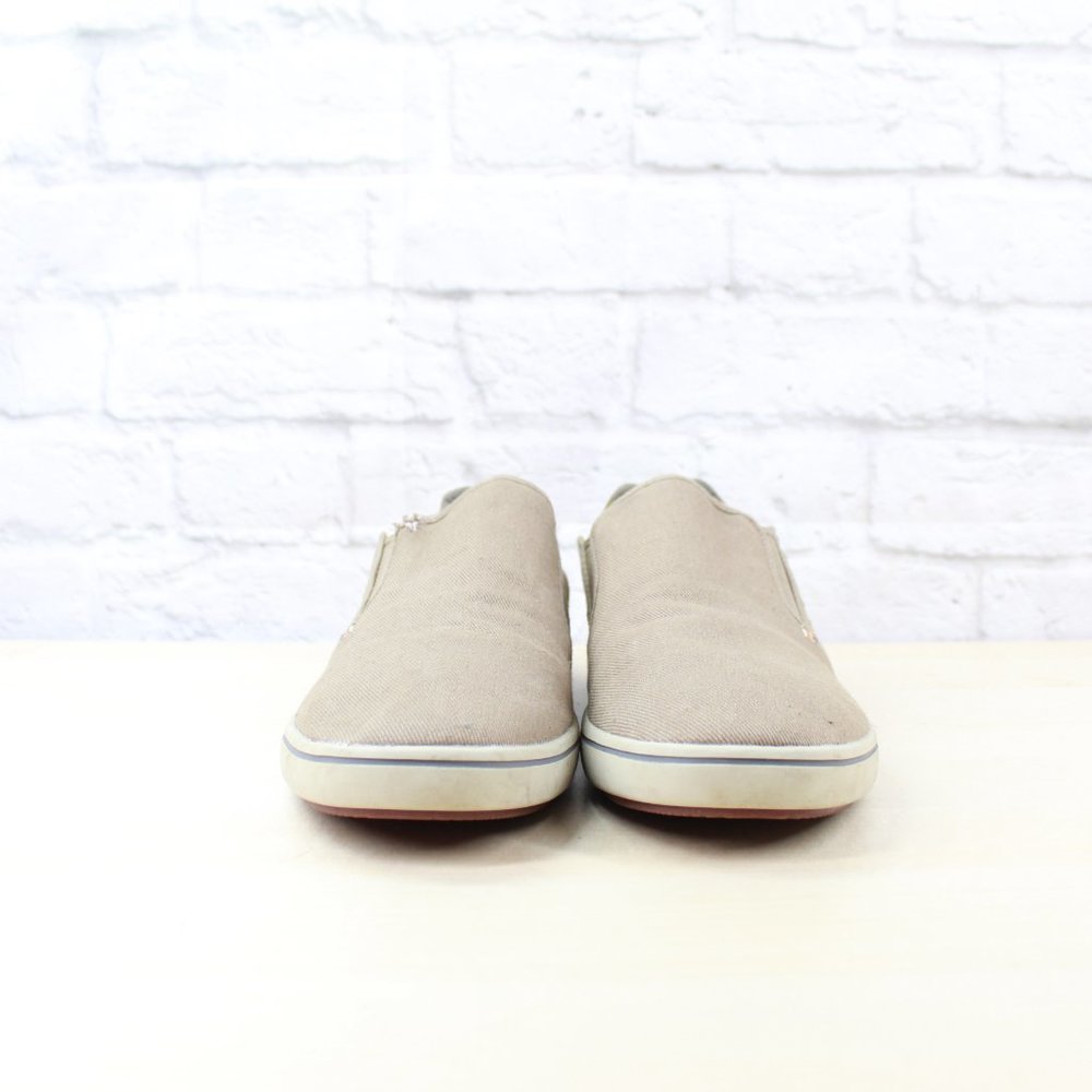 Merrell Primer Laceless Vent Boulder Brown Canvas Suede Sneaker US 10.5 - Picture 4 of 10